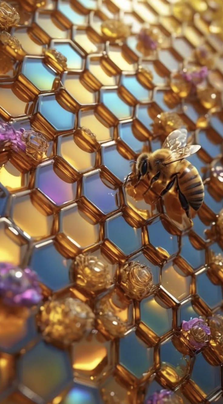 Honeycomb close-up